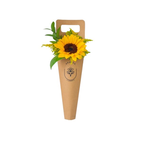 Cono de 1 girasol